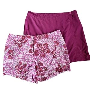 Columbia Pink Buga Bliss Water Skirt and Board Shorts Set. Sz. 12